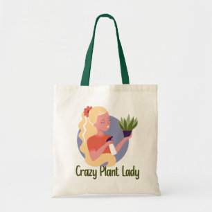 Crazy Plant Lady Tote Bag