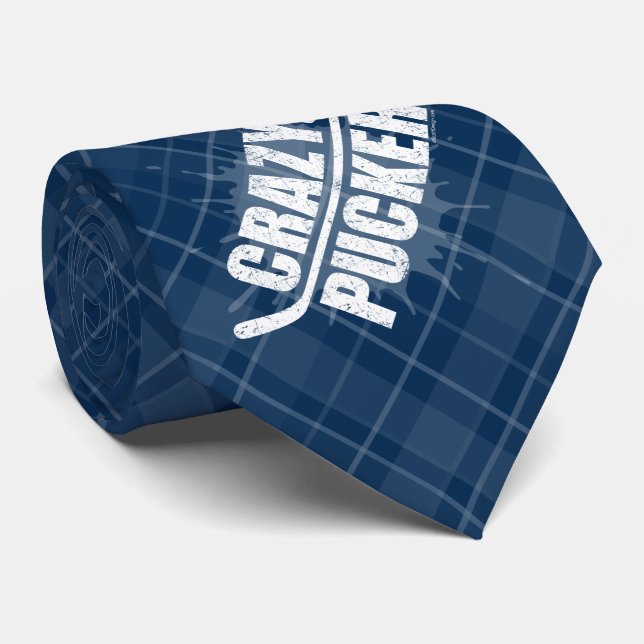 Crazy Pucker (Hockey) Tie (Rolled)