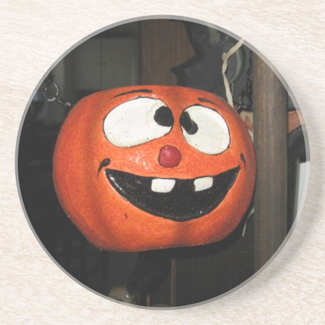 Crazy Pumpkin Coaster (Front)