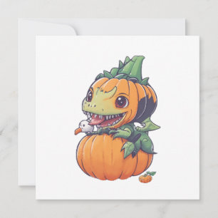 crazy pumpkin trying to eat spooky crazy pumpkin t invitation