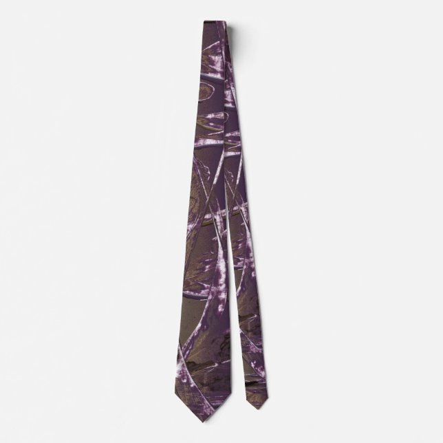 Crazy Purple Pop Tie (Front)