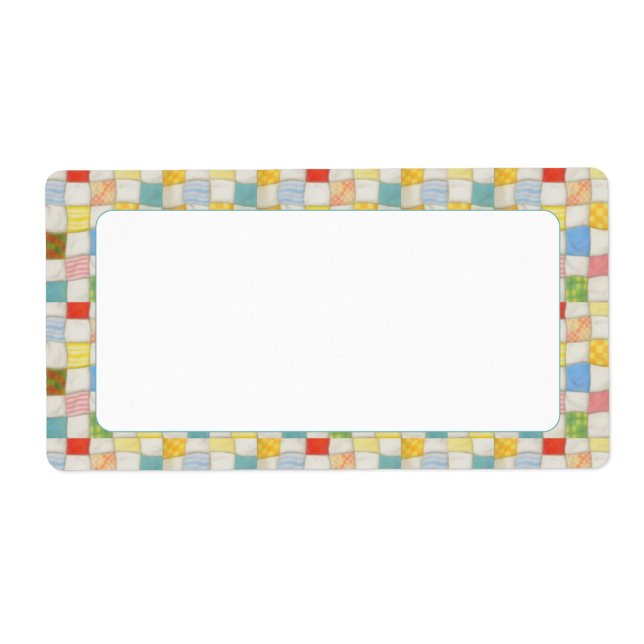 CRAZY QUILT 2"x3.75" Labels (Front)