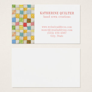 CRAZY QUILT 3.5x2 Business Card IV