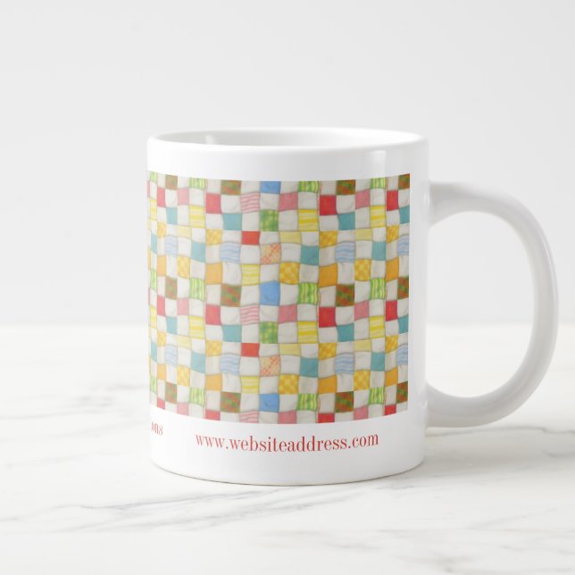 CRAZY QUILT Business ID Big Mug (Right)