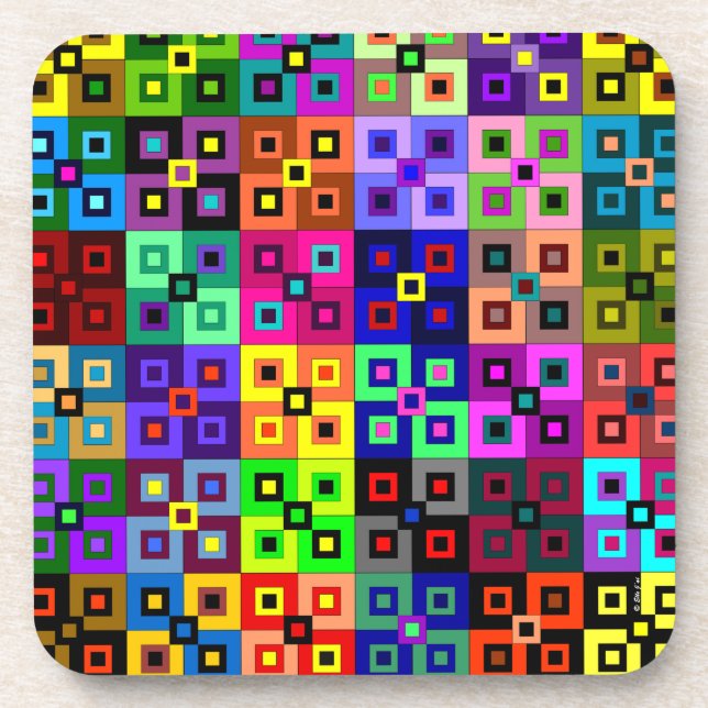 Crazy Quilt Coasters (Front)