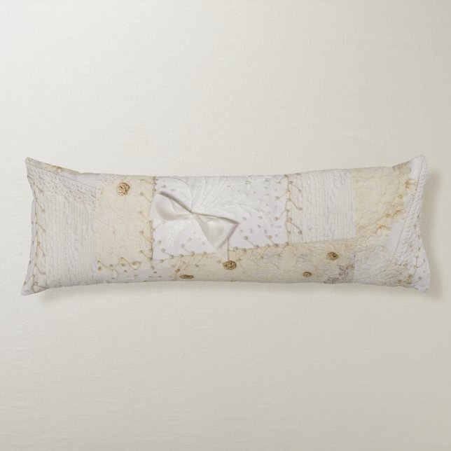 Crazy Quilt Design Body Cushion (Front)