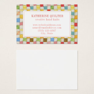 CRAZY QUILT Euro Business Card II
