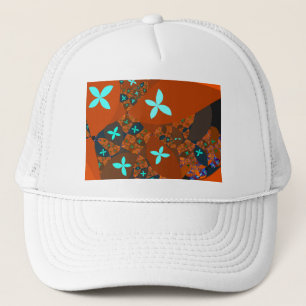 Crazy Quilt Fractal Abstract Trucker Hat