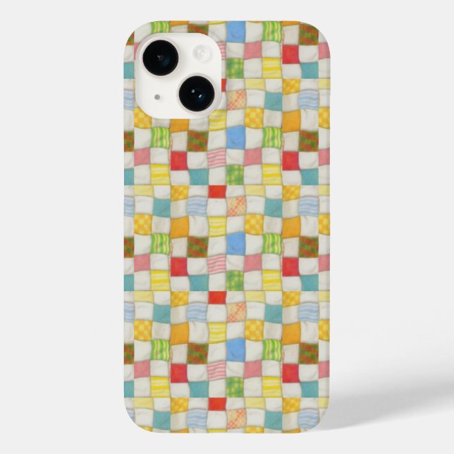 CRAZY QUILT iPhone 14 Case (Back)