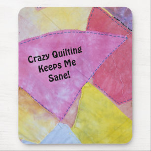 Crazy Quilting Mouse Pad