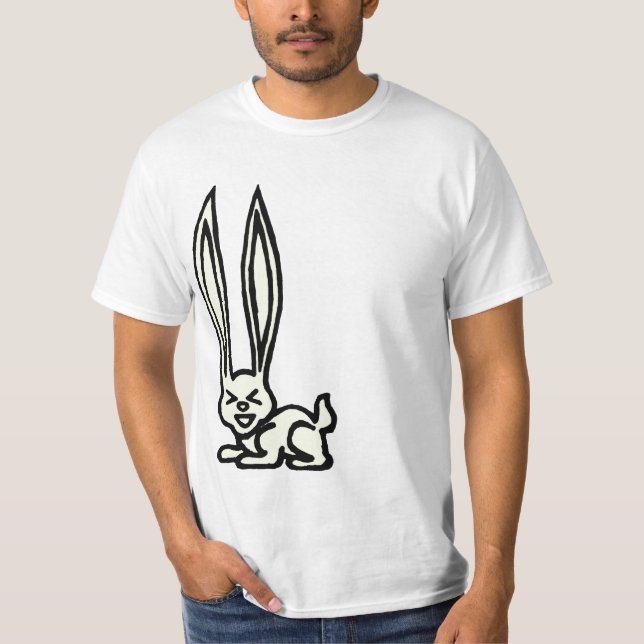 Crazy Rabbit with Insanely Long Ears Shirt (Front)