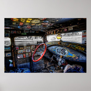 Crazy Rat Interior Poster