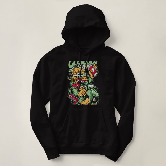 Crazy Rider 🤯 Hoodie (Design Front)