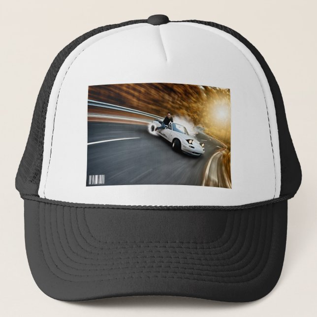 Crazy Roadster Drifter Trucker Hat (Front)