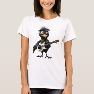 Crazy Rocker Bird T-Shirt