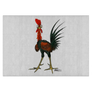 Crazy Rooster Cutting Board