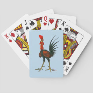 Crazy Rooster Playing Cards