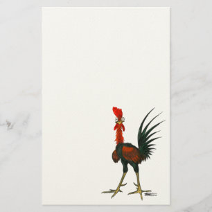 Crazy Rooster Stationery
