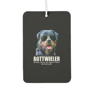 Crazy Rottweiler Lover funny gift idea Car Air Freshener