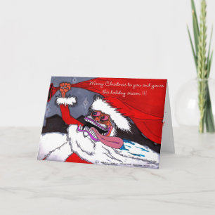 Crazy Santa Cards