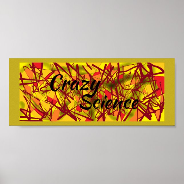 Crazy Science reference to TV show Orphan Black ab Poster (Front)