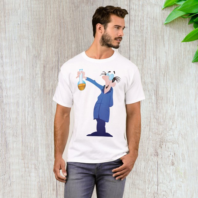 Crazy Scientist Mens T-Shirt (Creator Uploaded)
