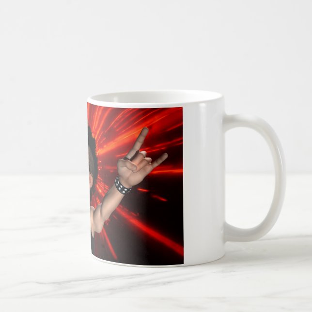 Crazy Screams and Laser Beams Mug (Right)