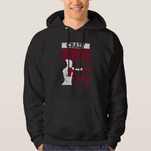 Crazy Shadow Boxing Lady Shadow Boxing Boxer Boxi Hoodie