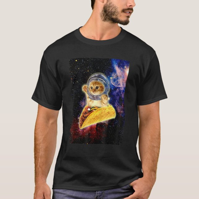 Crazy Space Taco Cat T-Shirt (Front)