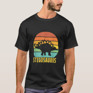 Crazy Stegosaurus Dinosaurs Gift for Park Jurassic T-Shirt