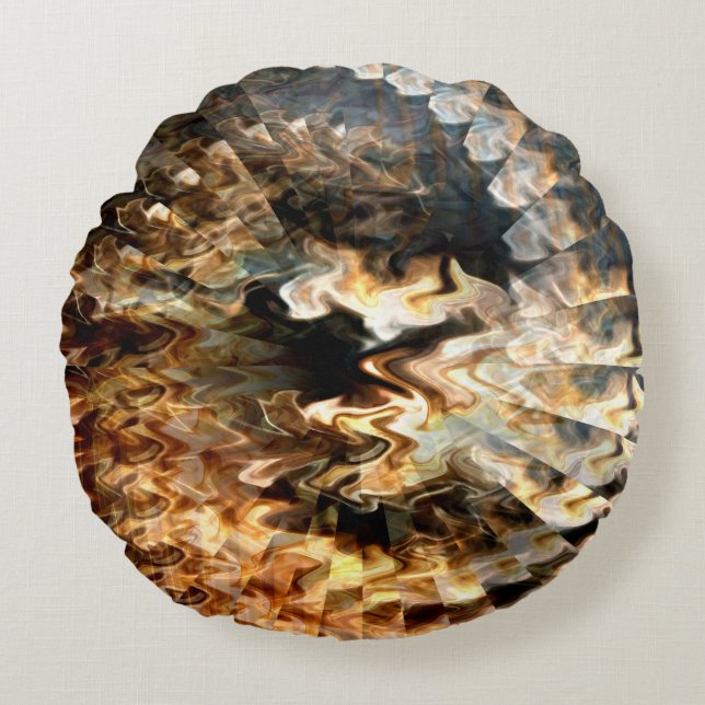 Crazy Storm..... Round Cushion (Front)