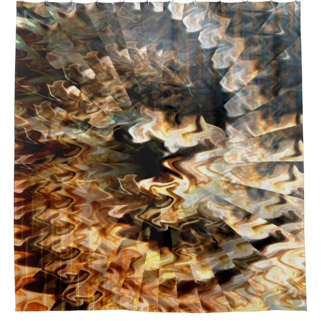 Crazy Storm....... Shower Curtain (Front)