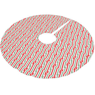 Crazy Stripes Christmas Tree Skirt