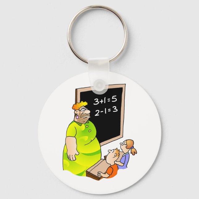 Crazy Teacher Key Ring (Front)