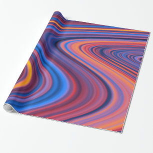 Crazy Traffic Light at Night Wrapping Paper