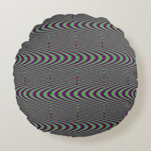 Crazy Twirling..... Round Cushion