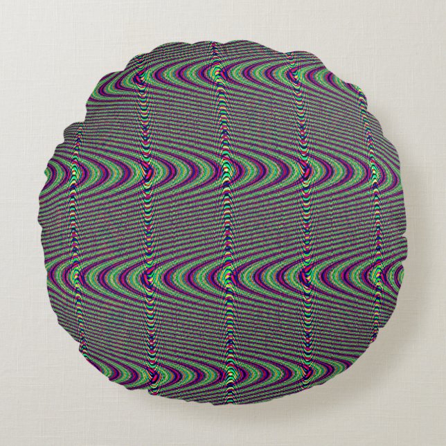Crazy Twirling..... Round Cushion (Front)