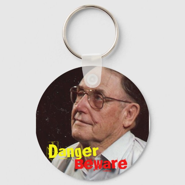 Crazy Uncle Johnny Keychain! Key Ring (Front)