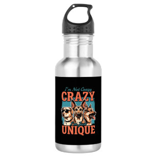 Crazy Unique Dog Lover 532 Ml Water Bottle