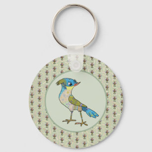 Crazy Vogel  Key Ring