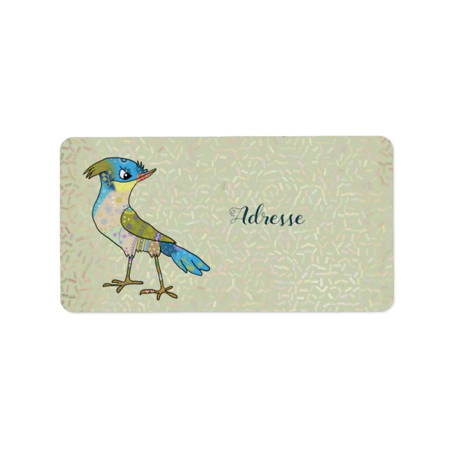 Crazy Vogel  Label (Front)