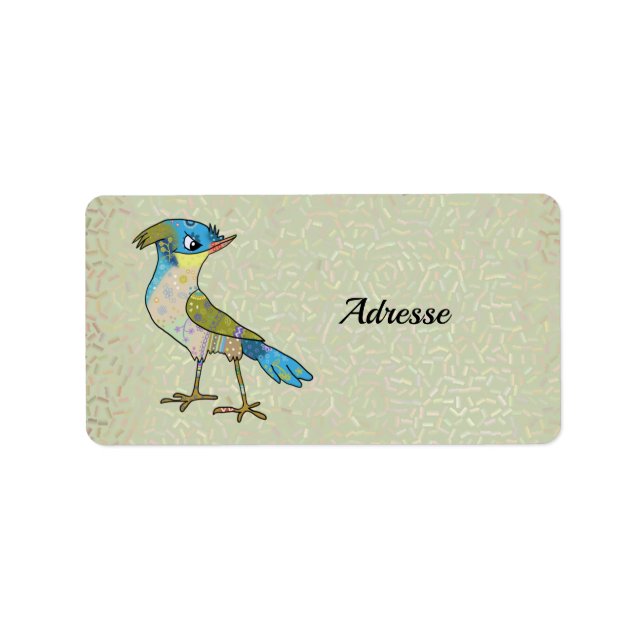 Crazy Vogel  Label (Front)