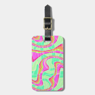 Crazy Waves Luggage Tag
