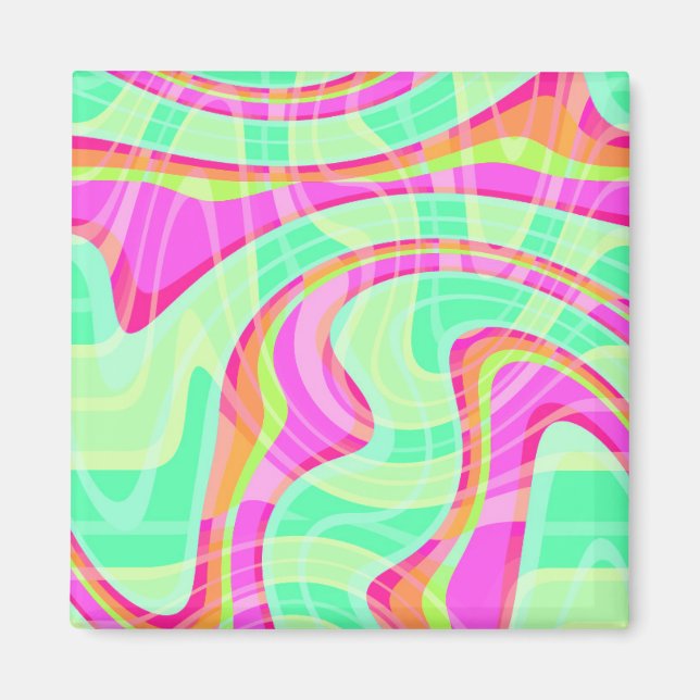 Crazy Waves Magnet (Front)