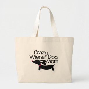 Crazy Wiener Dog Mum Tote