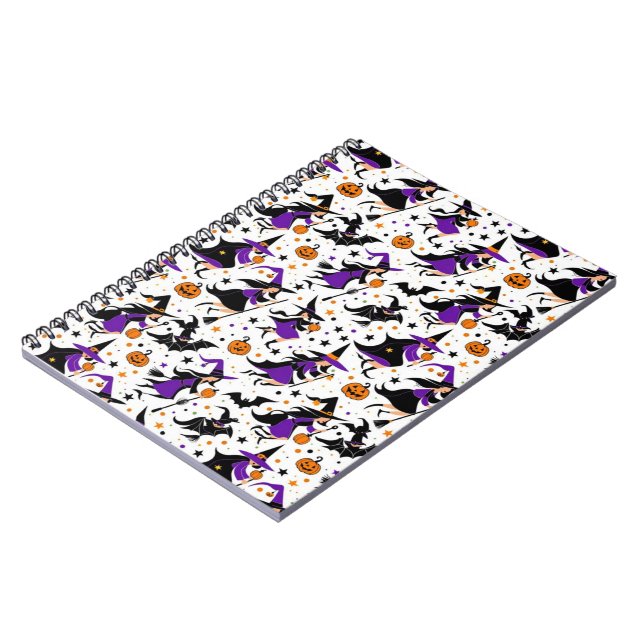 Crazy witch compilation pattern notebook (Left Side)