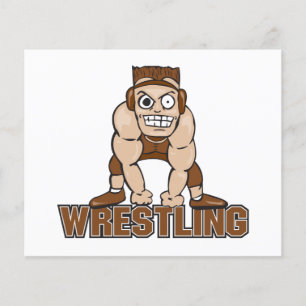 crazy wrestler wrestling design