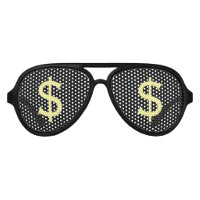 Crazy Yellow Dollars Shopping Stare