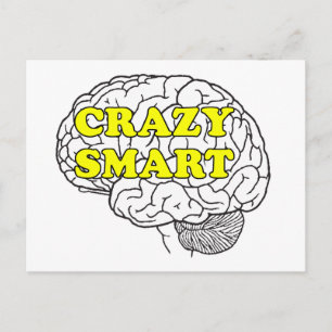 crazysmart postcard