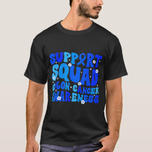 Crc colon cancer awareness support squad blue T-Shirt